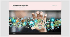 Desktop Screenshot of impression-depliant.com